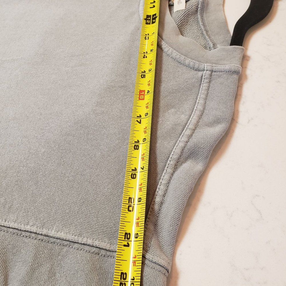 Madewell Sweater size Small oversized Blue gray washed out - Picture 7 of 10